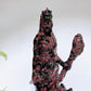 6.2" Natural Crystal Hecate with Wolf Carving Crystal Healing Bulk Wholesale