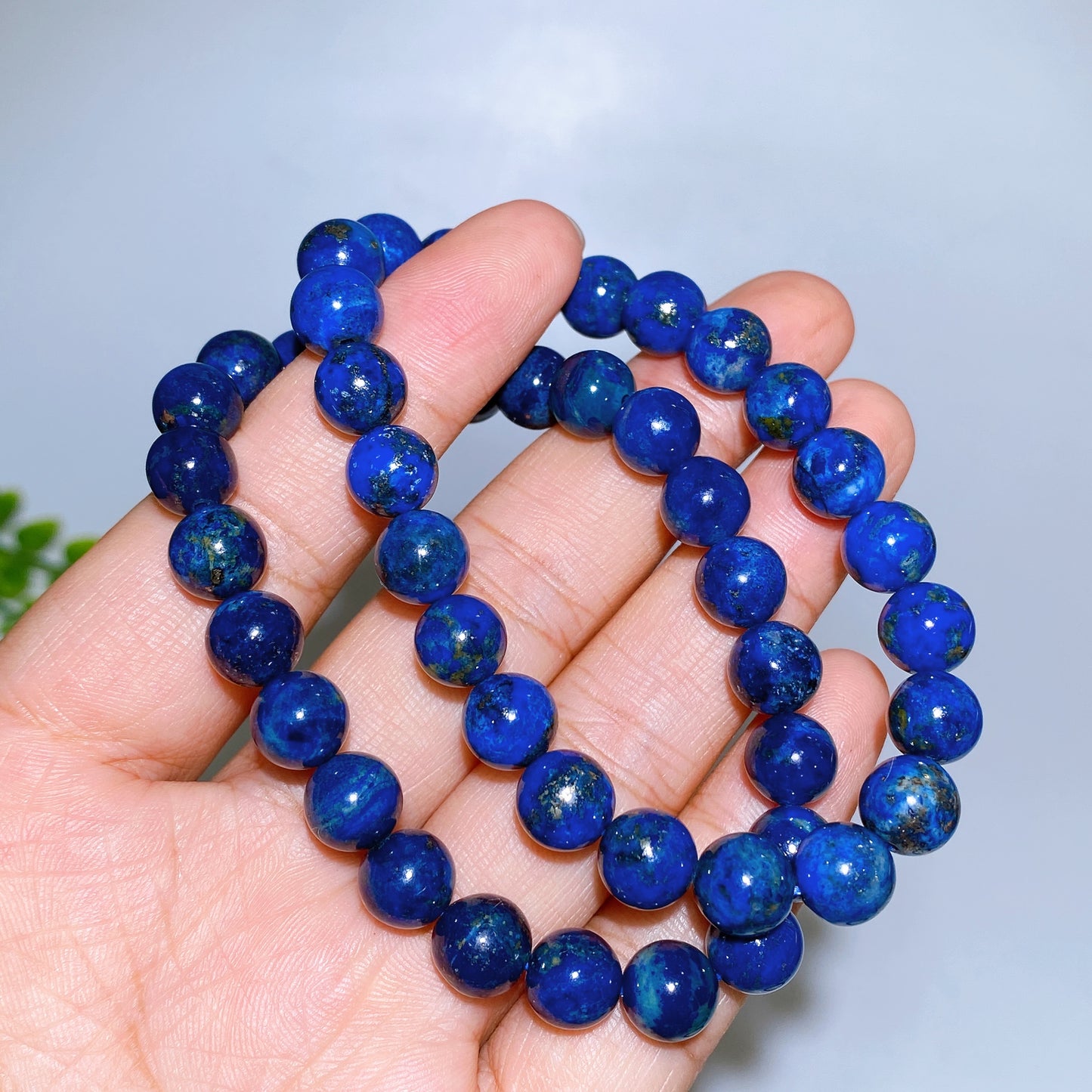 8mm Natural Lapis Lazuli Bracelet Crystal Healing Bulk Wholesale