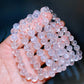 8mm Light Pink Azetulite Bracelet Crystal Healing Bulk Wholesale
