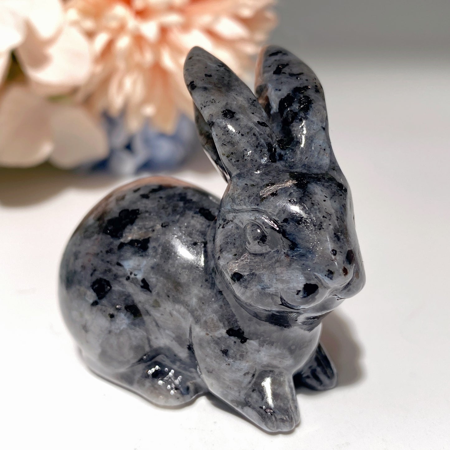 2.0" Mixed Crystal Rabbit Carvings Bulk Wholesale