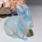 2.0" Mixed Crystal Rabbit Carvings Bulk Wholesale