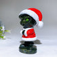 4.0" Serpentine Grinch with Printing for Christmas Crystal Healing Bulk Wholesale