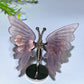 Crystal Butterfly with Fixed Metal Stand Crystal Healing Bulk Wholesale