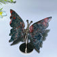 Crystal Butterfly with Fixed Metal Stand Crystal Healing Bulk Wholesale