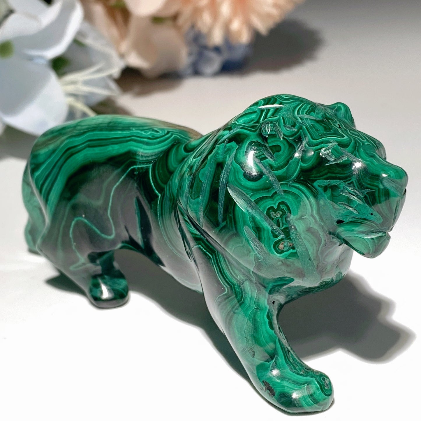 Malachite Animal Carvings Bulk Wholesale Radom Shipment