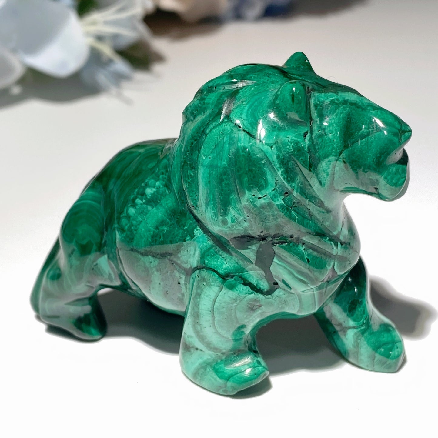 Malachite Animal Carvings Bulk Wholesale Radom Shipment