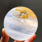 78mm Unique Denrite in Clear Quartz Sphere Crystal Healing Bulk Wholesale