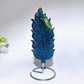 Natural Crystal Feather Carving with Stand Crystal Healing Bulk Wholesale