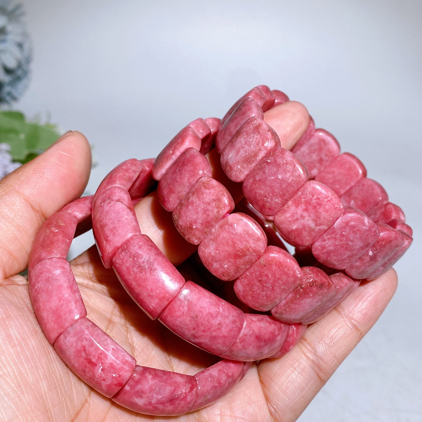 Rhodonite Bangle Crystal Healing Bulk Wholesale