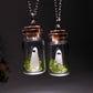 1.7" Luminous Ghost Bottle Necklace Bulk Wholesale