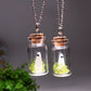 1.7" Luminous Ghost Bottle Necklace Bulk Wholesale