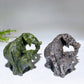 3.4" Hand Carved Natural Serpentine Yooperlite Elephant Crystal Healing Bulk Wholesale