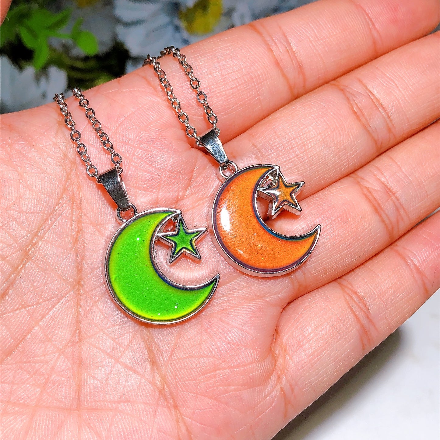 Color Changing with Different Temperature Necklace Rings Bulk Wholesale