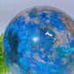 13.5cm Large Unique Chrysocolla Sphere with Stand