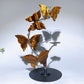 21cm Natrual Butterfly Sphere Holder Crystal Healing Bulk Wholesale