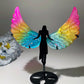 19cm Aura Selelnite Angel Wings with Stand Crystal Healing Bulk Wholesale