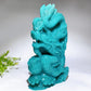 24cm Hand Carved Natural Aazonite Dragon Crystal Healing Bulk Wholesale