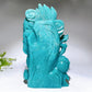 24cm Hand Carved Natural Aazonite Dragon Crystal Healing Bulk Wholesale