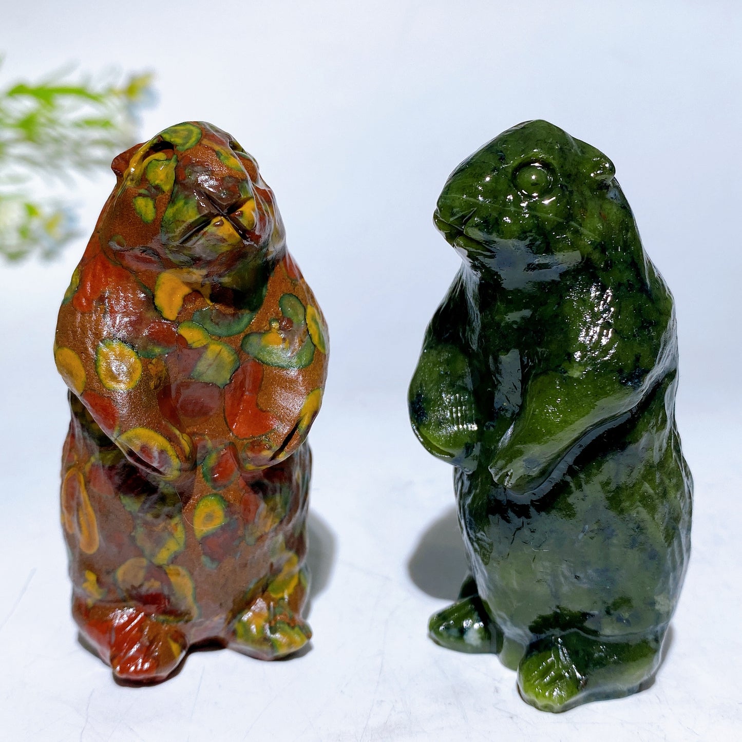 2.8" Crystal Marmot Carving Crystal Healing Bulk Wholesale