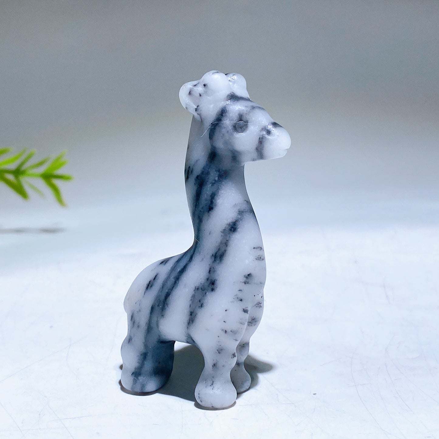 2.4" Natural Crystal Giraffe Carving Crystal Healing Bulk Wholesale