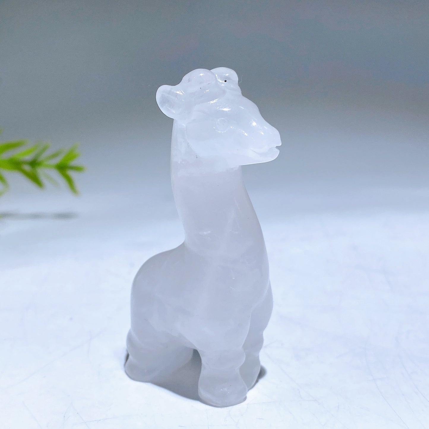 2.4" Natural Crystal Giraffe Carving Crystal Healing Bulk Wholesale