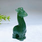 2.4" Natural Crystal Giraffe Carving Crystal Healing Bulk Wholesale