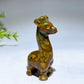 2.4" Natural Crystal Giraffe Carving Crystal Healing Bulk Wholesale