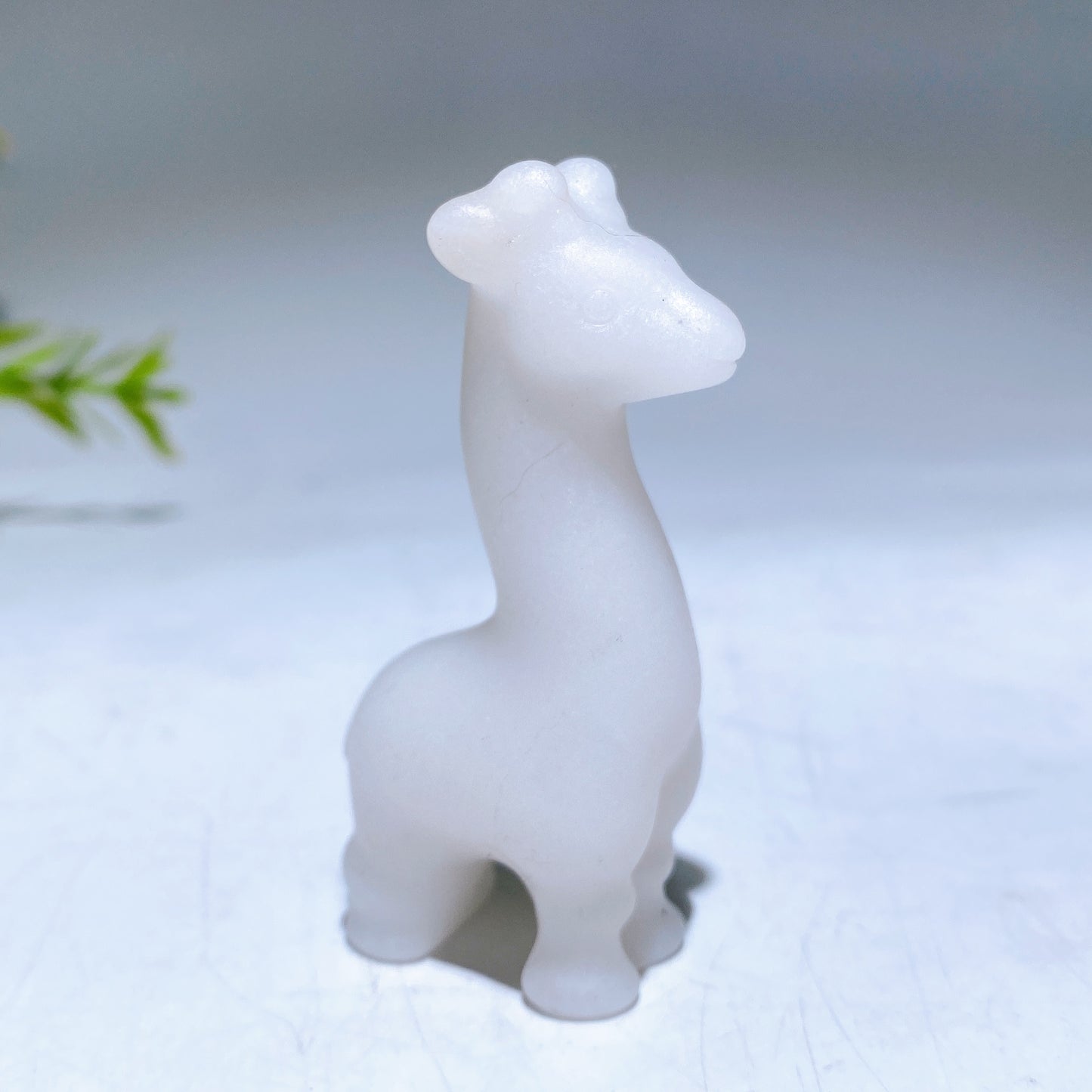 2.4" Natural Crystal Giraffe Carving Crystal Healing Bulk Wholesale