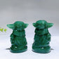 2.4" Green Aventutriner Yoda Carving Crystal Healing Bulk Wholesale