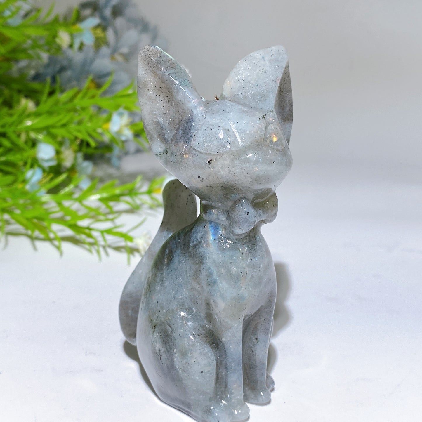 3.9" Crystal Cat Carving Crystal Healing Bulk Wholesale