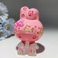 3.9" Selenite Hello Kitty Melody Carvings with Hand Painting Bulk Wholesale