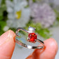 Sterling Silver Cat Design Garnet Ring Crystal Healing Bulk Wholesale