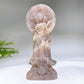 3.1"-5.9" Silver Obsidian Moonstone Hecate Carving Crystal Healing Bulk Wholesale