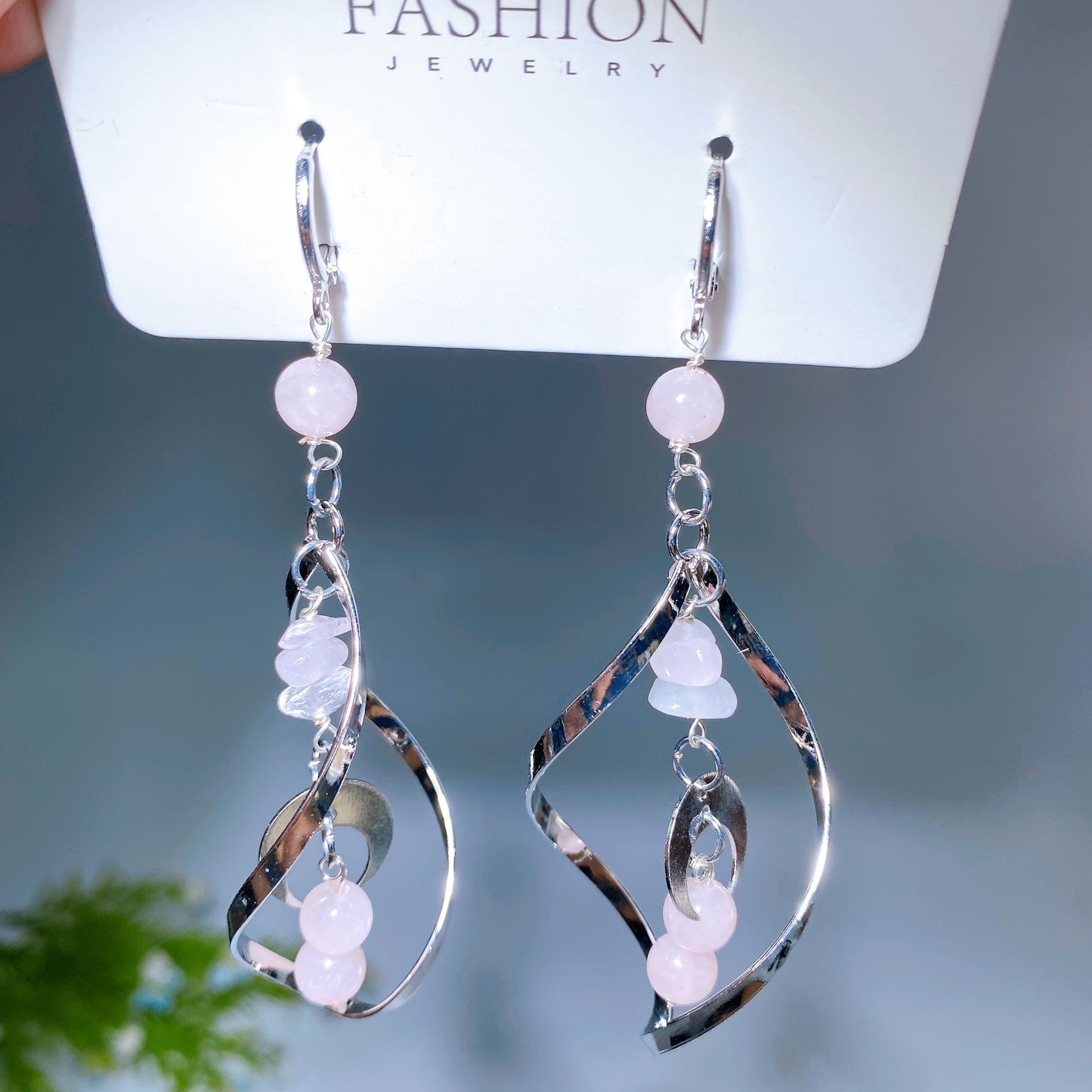 Natural Crystal Earrings Crystal Healing Bulk Wholesale