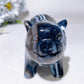 4.2" Black Banded Agate Piggy Carving Crystal Healing Bulk Wholesale