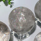40mm Clear Quartz Sphere with Rainbow Flash Bulk Wholesale