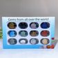 1.2" Natural Crystal Turtle Carving Box Crystal Healing Bulk Wholesale 1 Set
