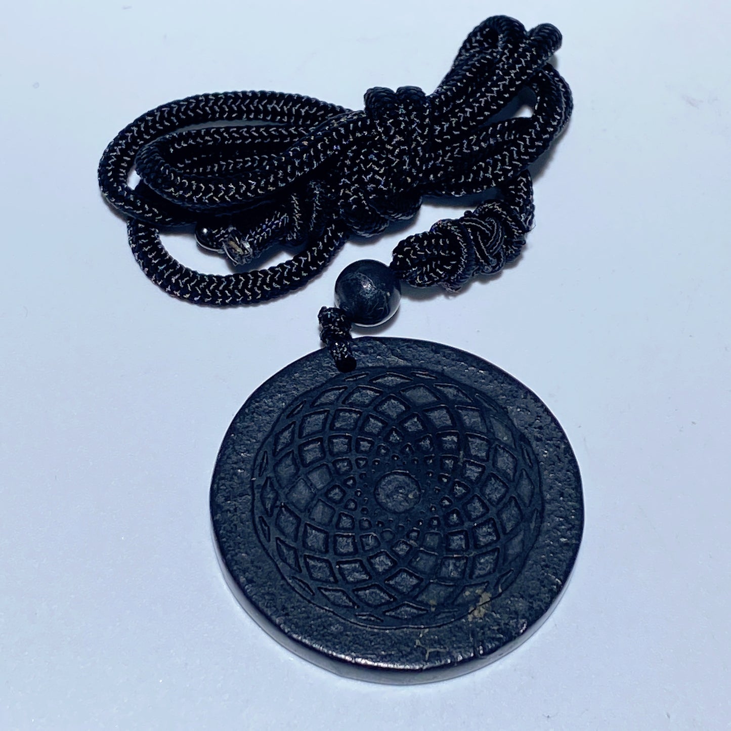 Shungite Round Cross Shape Necklace Bulk Wholesale