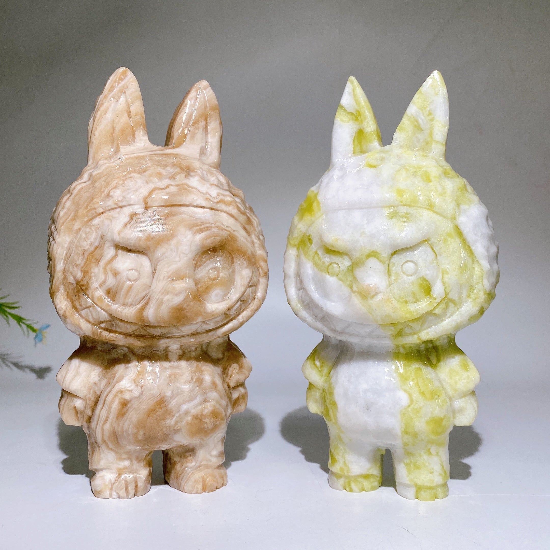 18cm Crystal Labubu Carving Crystal Healing Bulk Wholesale