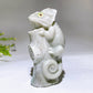 3.9" Natural Jade Chameleon Carving Crystal Healing Bulk Wholesale
