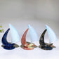 3.0" Crystal Sailboat Carving Crystal Healing Bulk Wholesale