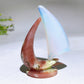 3.0" Crystal Sailboat Carving Crystal Healing Bulk Wholesale