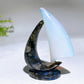 3.0" Crystal Sailboat Carving Crystal Healing Bulk Wholesale