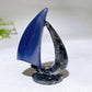 3.0" Crystal Sailboat Carving Crystal Healing Bulk Wholesale