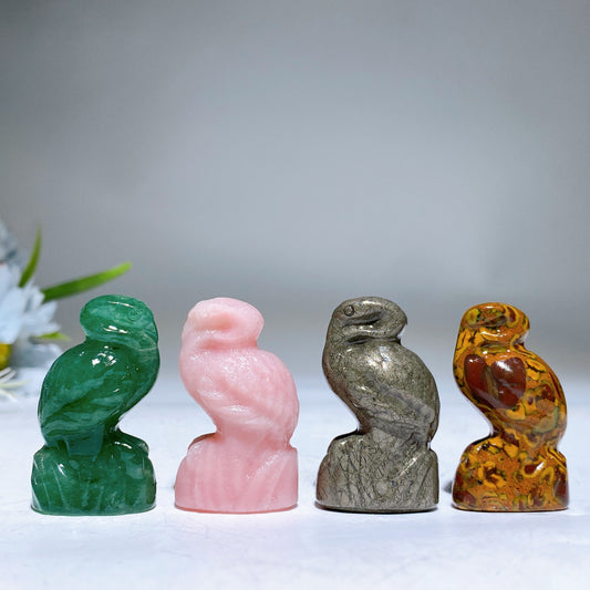 1.5" Crystal Flamingo Carving Crystal Healing Bulk Wholesale