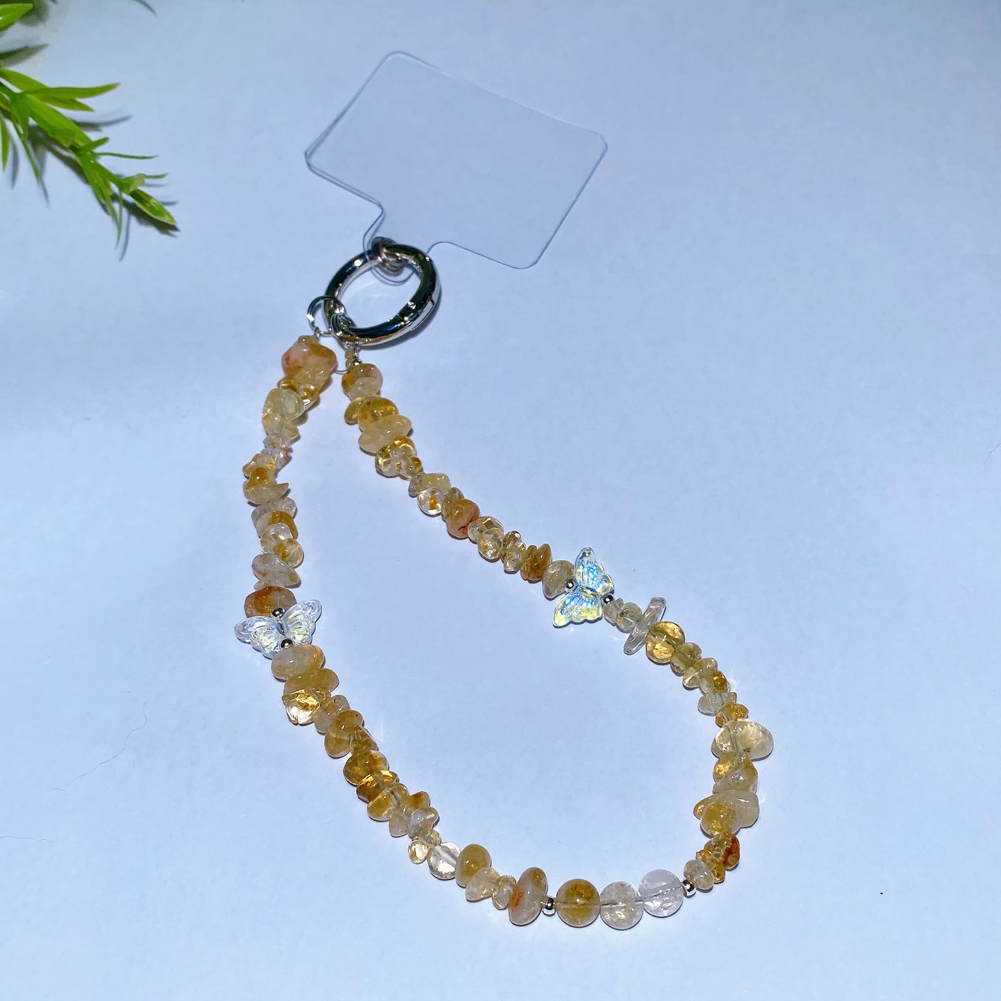 15cm Natural Gemstone Crystal Chips Phone Charm Crystal Healing Bulk Wholesale