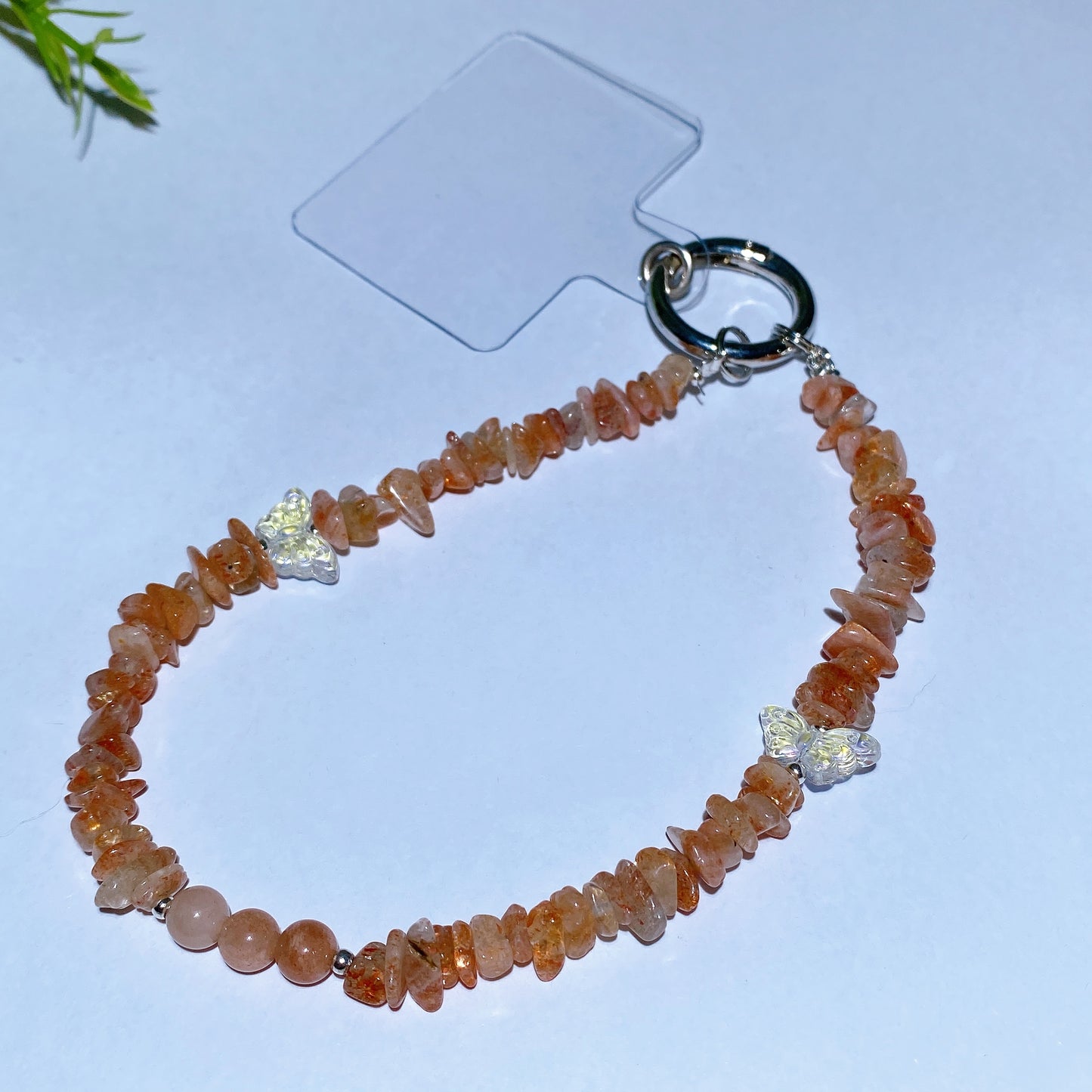 15cm Natural Gemstone Crystal Chips Phone Charm Crystal Healing Bulk Wholesale