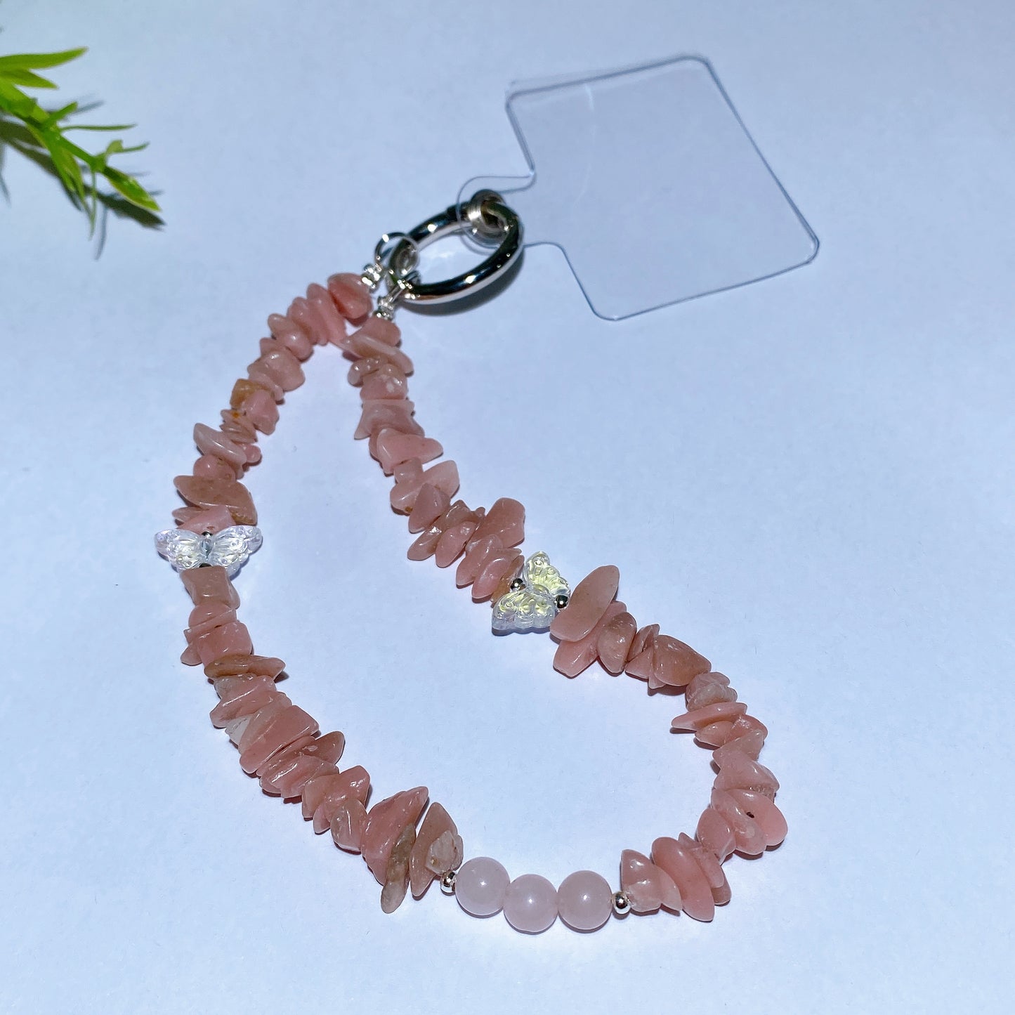 15cm Natural Gemstone Crystal Chips Phone Charm Crystal Healing Bulk Wholesale
