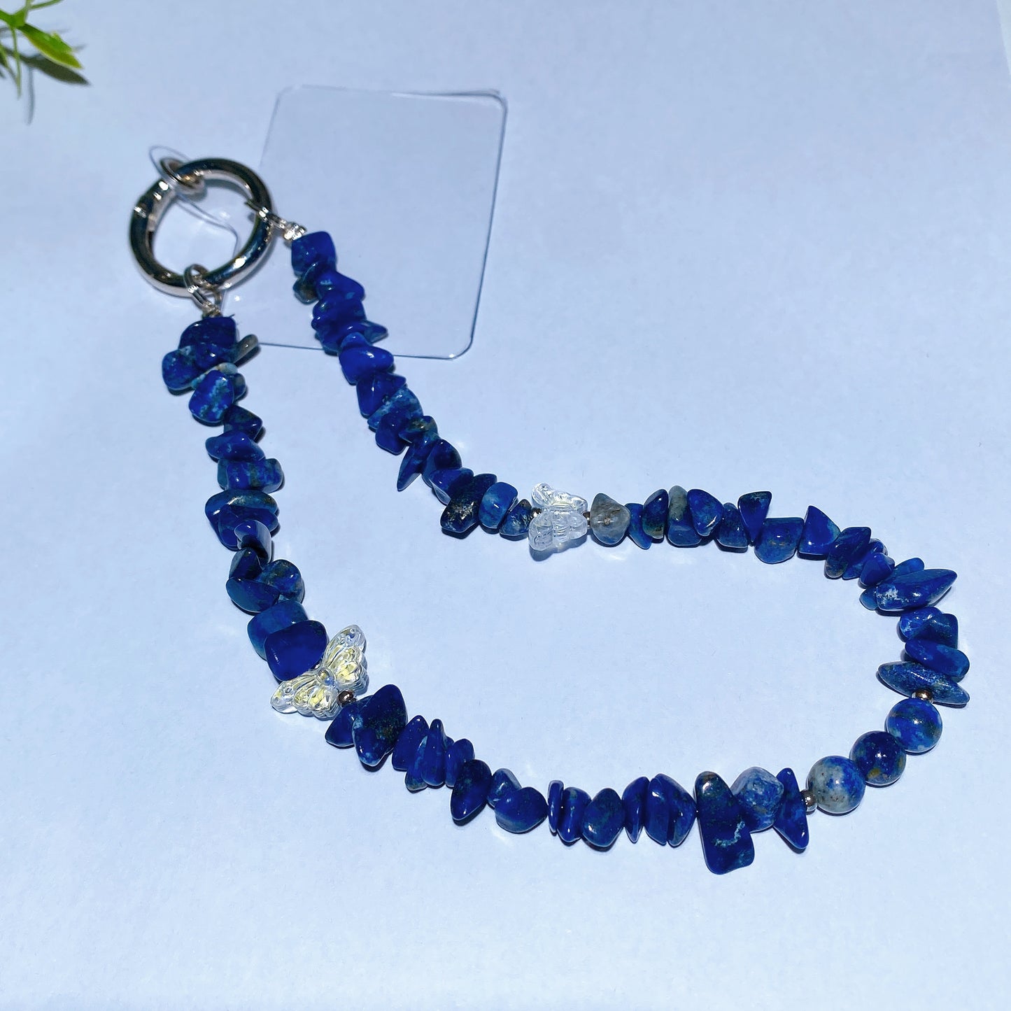 15cm Natural Gemstone Crystal Chips Phone Charm Crystal Healing Bulk Wholesale