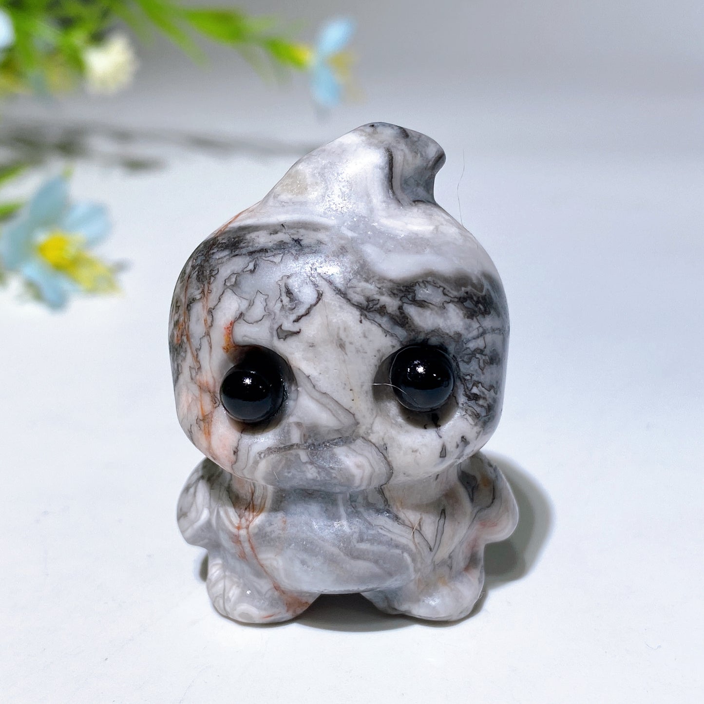 1.6" Crystal Baby Ghost Carving Crystal Healing Bulk Wholesale